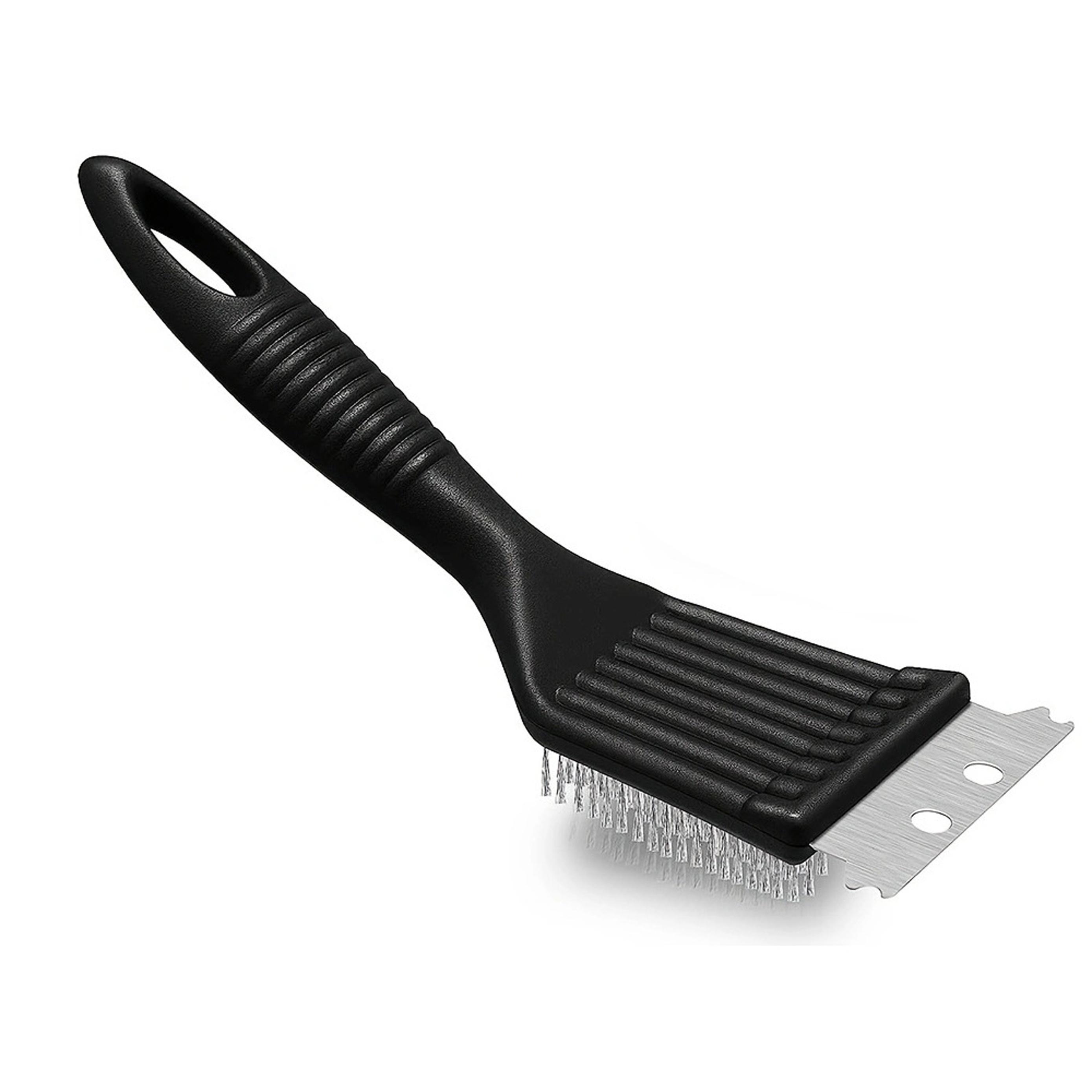 

1PC Multi functional barbecue brush, stainless steel barbecue wire brush, grill cleaning brush чёрный