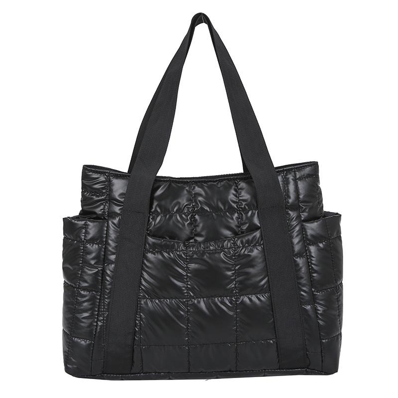 New Fashion Commuter Large Capacity Casual Shoulder Bag Women's Niche Urban Simple Versatile Cotton Clothing Bag