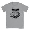 Route 66 and the Original F-100 - Classic Unisex Crewneck T-shirt Unisex T-Shirt