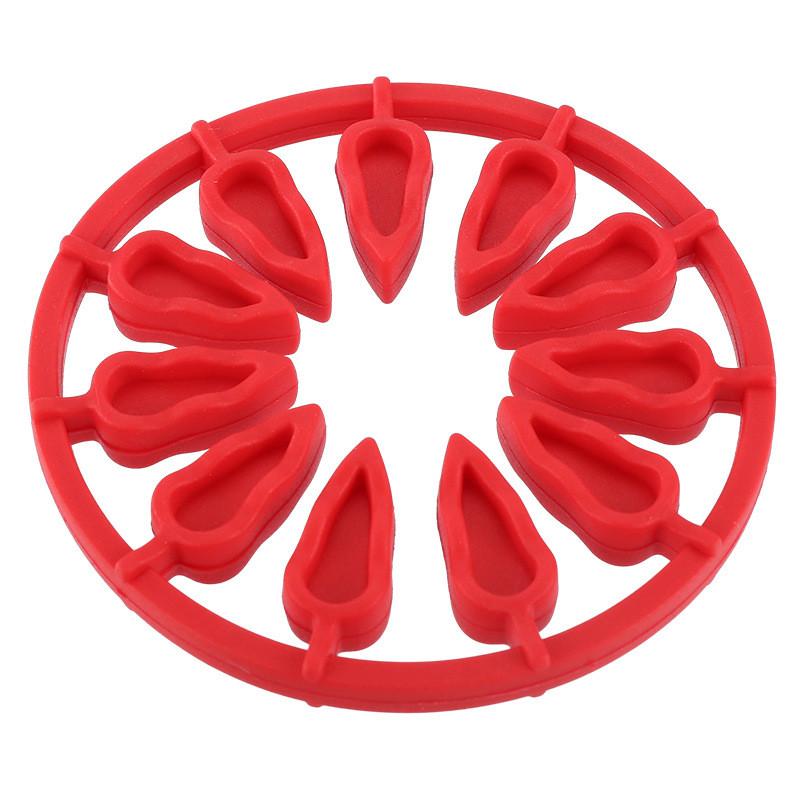 Silicone Heat Resistant Coaster Set For Kitchen And Dining Room Use