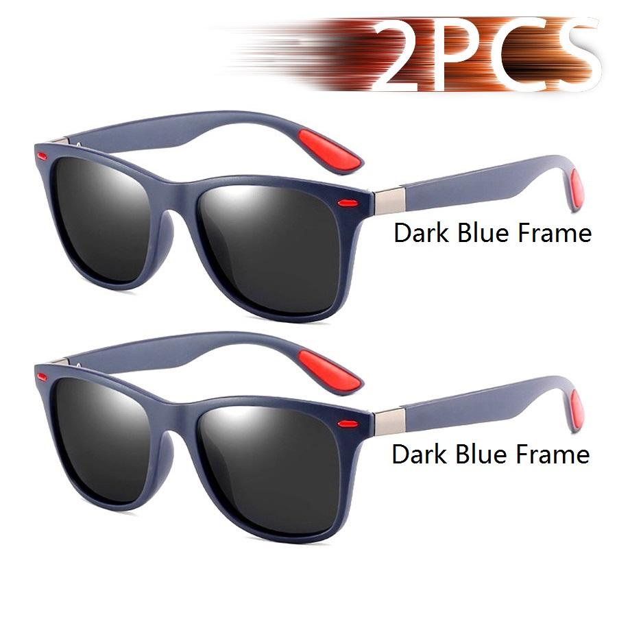 Fashion Vintage Square Unisex Driving Fishing Sunglasses Men Women Luxury Brand Designer Sun Glasses Anti-Glare Eyewear Uv400