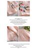 Silk Blend Jacquard Round Neck Hollow Out Slimming Top for Women - 2026 Spring Long Sleeve
