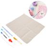 Punch Needle Stickerei Set DIY Dicke Wolle Kräftiges Messingrohr Garn Schere Werkzeuge Set