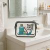1pc Toiletry and Cosmetic Pouch Cosmetic Storage Travel Makeup Bag with Zipper Closure Clear PVC Travel Organizer Bag for Women