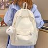 Schoolbag schoolbag junior high school girls high school girls college students 1011 new simple backpack ins style high value niche