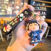 New Crayon Shin-Chan Keychain Anime Figures Colorful Series Surfing Cartoon Car Key Chain Kids Toys Fans Gift Ornament