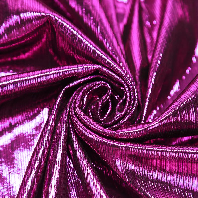 Sparkling Elastic Fabric for Dance Wear Costumes Dress Gilded Soft Stretch Fabric Background Decoration Clothing DIY Material