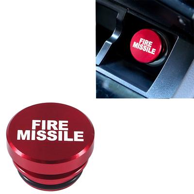 Pulsante di Eiezione Missile di Fuoco Universale Copertura Accendisigari per Auto