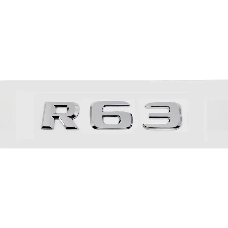 ABS Car Rear Sticker Alphabet Trunk Badge Decal Exterior for Mercedes Benz R63 R300 R320 R350 R500 R Class 3D Emblem Accessories