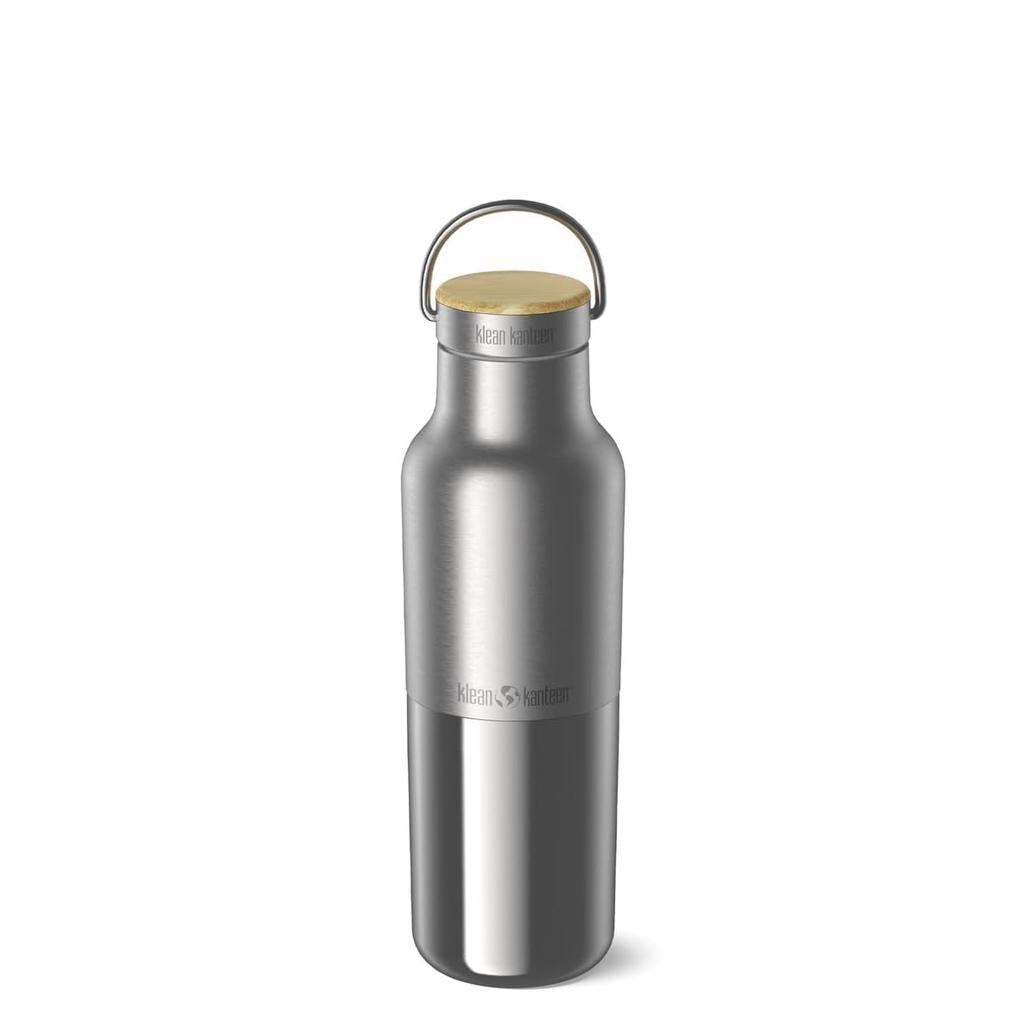 Klean Kanteen Rise Classic Reflect Bamboo 19322171488016 (with Cap), 16oz/473ml,