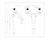 White Kakadu Wall-mounted Kitchen Tap