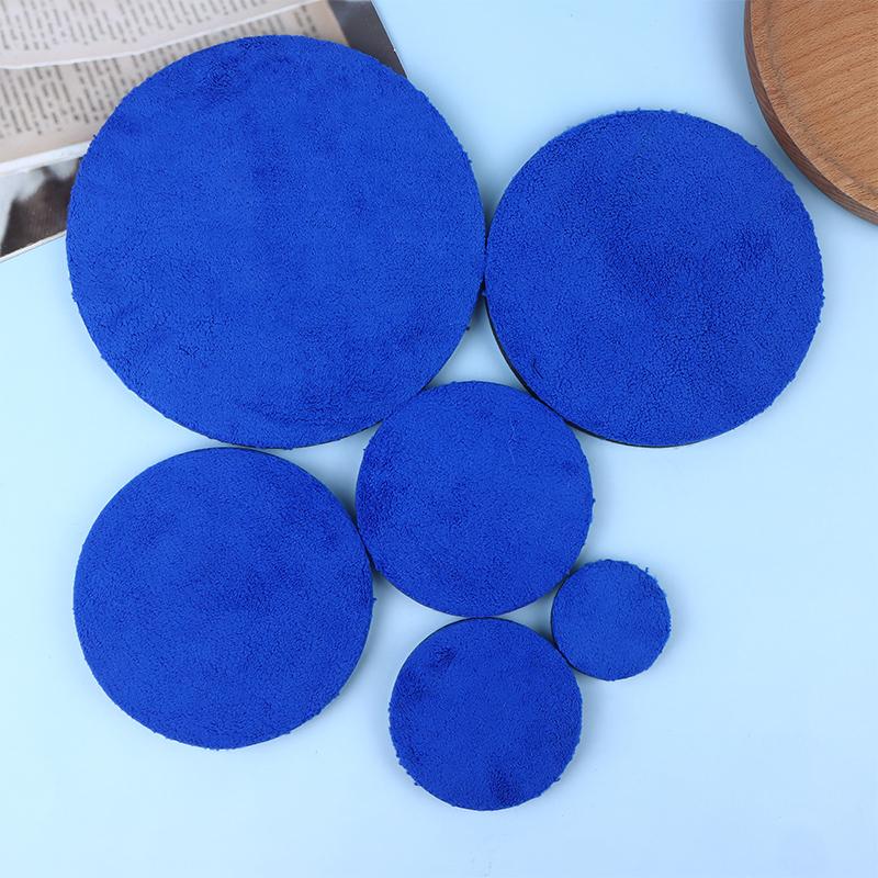 2Pcs 2/3/4/5/6/7Inch Microfiber Polishing Pad For Cars Body Polish Wax Buffer Pad Wash Cleaning Micro Fiber Polishing