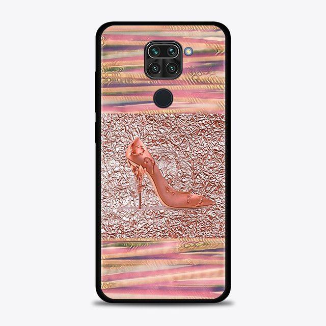 

Чехол для Xiaomi Redmi Note 11 9 8 10 Pro 9s 8t 7 10pro Max, чехол для Redmi 11 9 9c 9a 8 8a 7 7a, чехол розового цвета с блестящим узором For Redmi 11