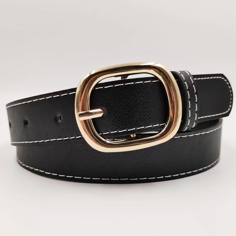 Women's Jeans Belt with Casual Simple Women's Belt Korean Style Dress Decorative Belt