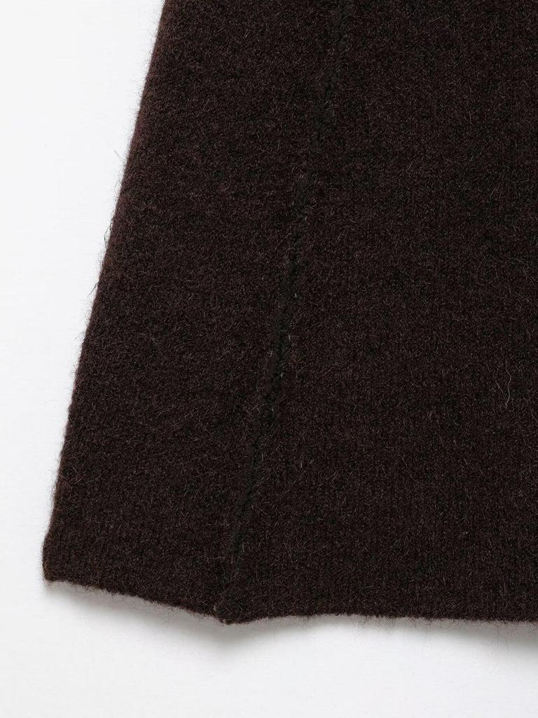 TAOP&ZA Spring Collection: Women's Elegant Double-Breasted Knit Cardigan & Casual Midi Skirt