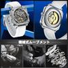 RORIOS Automatic Mechanical Wristwatch with Luminous Waterproof for Daily Perfect for Work or Stylish and Simple Perfect for Christmas Black Men's