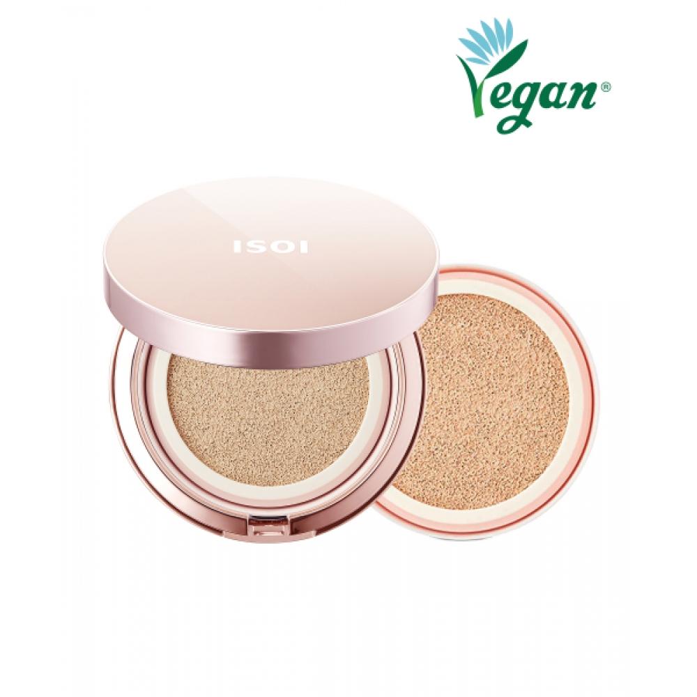 Isoi [Hauptprodukt+Nachfüllpackung] Hautpflege Vegane Cushion Foundation LSF38 LSF++ Nein. 21 13g