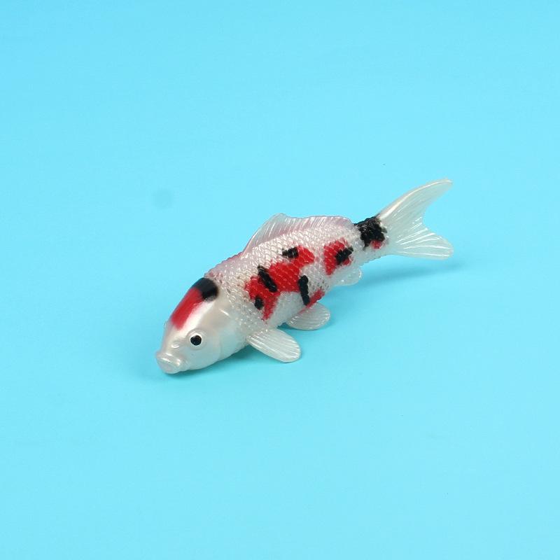 Lifelike Koi Fish Models Smooth Soft Pvc Decorative Statues For Aquariums Mini Gardens Fairy Landscaping Displays 8pc/lot