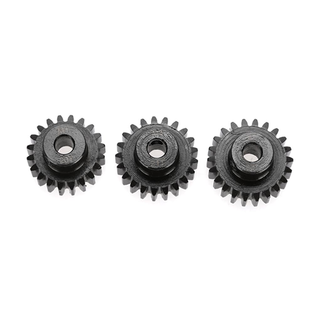M1  5mm 17T-19  20T-22T Metal Pinion Motor Gear for 1Celsius8 RC   Truck Car (17T-19T)