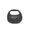 Geflochtene Damen Umhängetasche Mode Einfarbige Mini-Handtasche Hobo-Tasche Beutel Umhängetasche