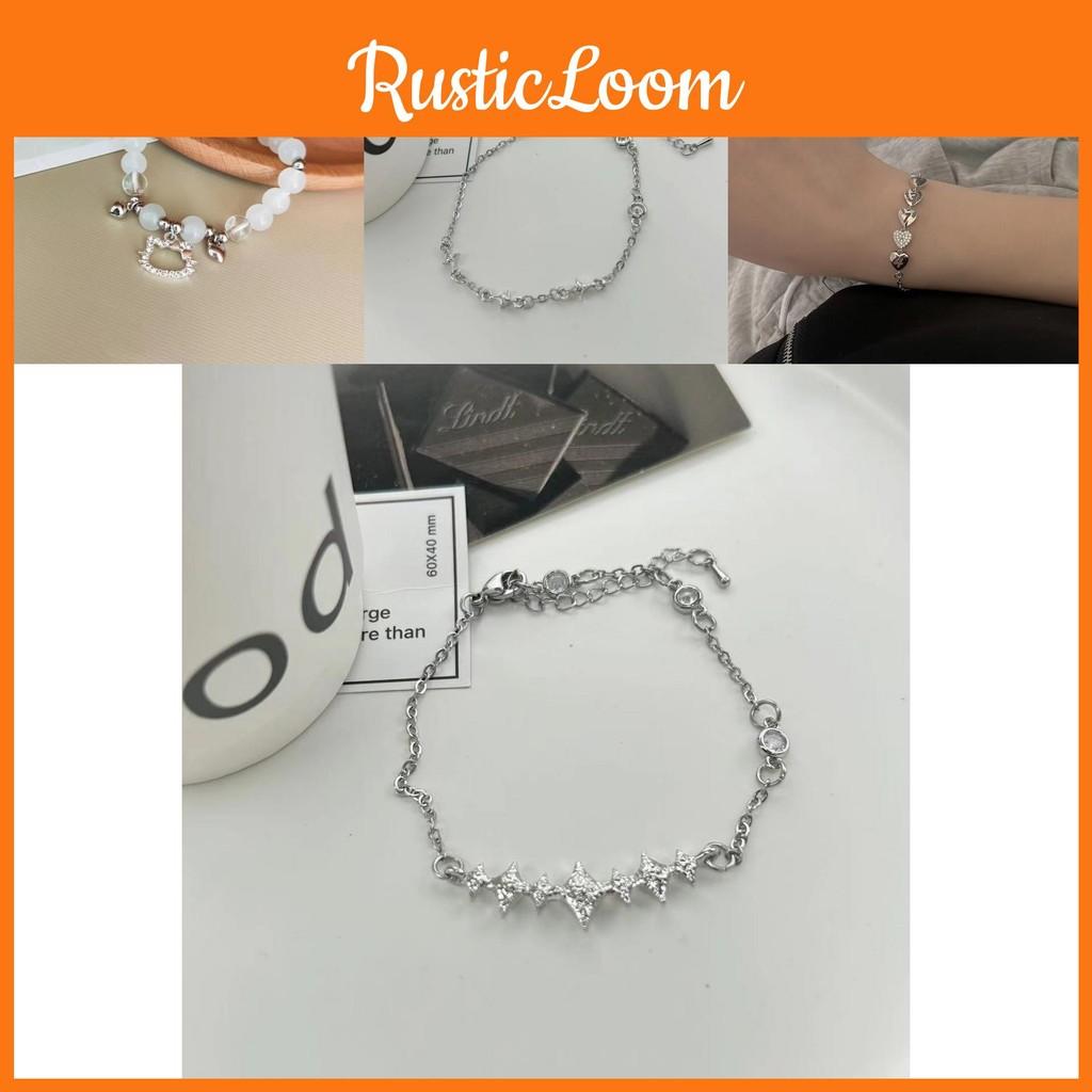 Alloy Stylish Heart Bracelet For Women Modern Highend Fashion Hand Ornament