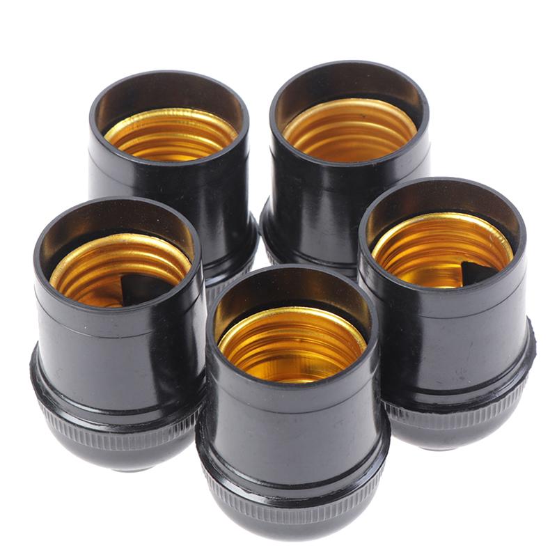 5X E27 4A Retro Glühbirnen Lampenfassung Pendelleuchte Edison Schraubkappe Fassung Zubehör