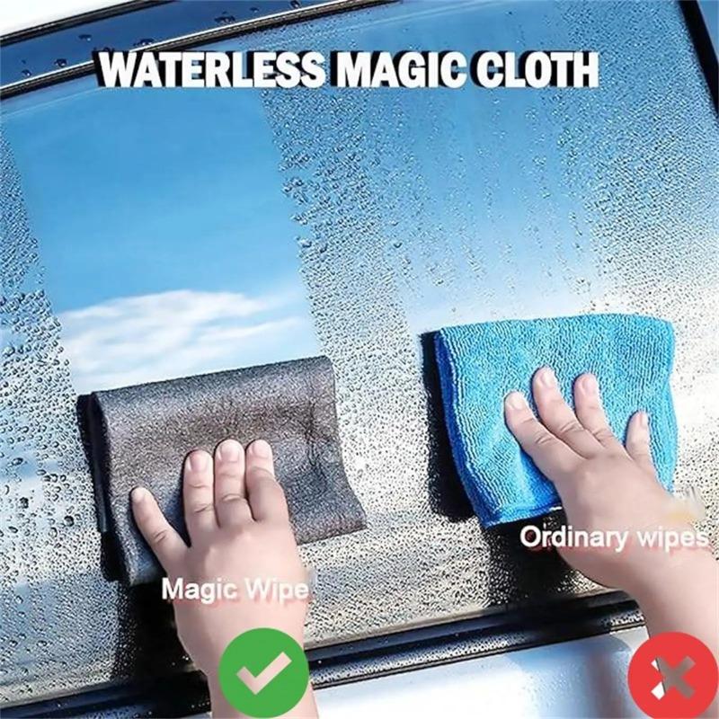 Reusable Microfiber Magic Cloth - Thick No-Scratch Fabric for Streak-Free Cleaning of Mirrors & Glasses, Durable & Washable