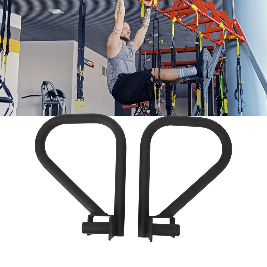Fitness Dip Bar Attachments for Power Cage Squat Rack Iron Dip Bar Muti Grip Handles for Strength Training