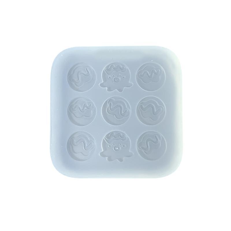A52E Sturdy Silicone Mould for Portable Octopus Balls Crafting and Gifts Making