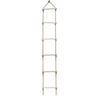 Wooden Rope Ladder Multi Rungs Children Climbing Toy Wooden Rope Ladder Multi Rungs Climbing Game Toy Outdoor Training Activity
