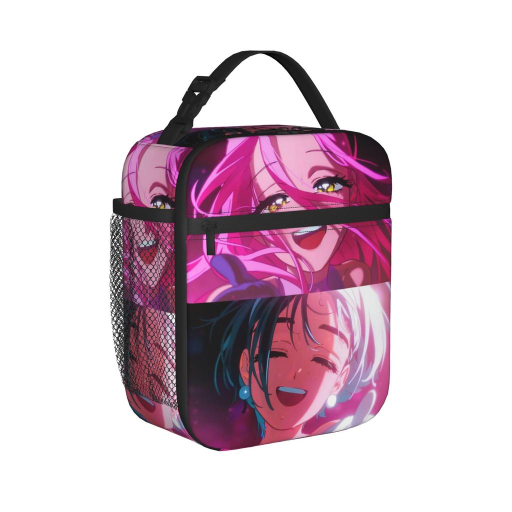 Alien Stage Anime Insulated Lunch Bags Large VIVINOS MIZI SUA HYUNA Lunch Container Cooler Bag Tote Lunch Box College Outdoor