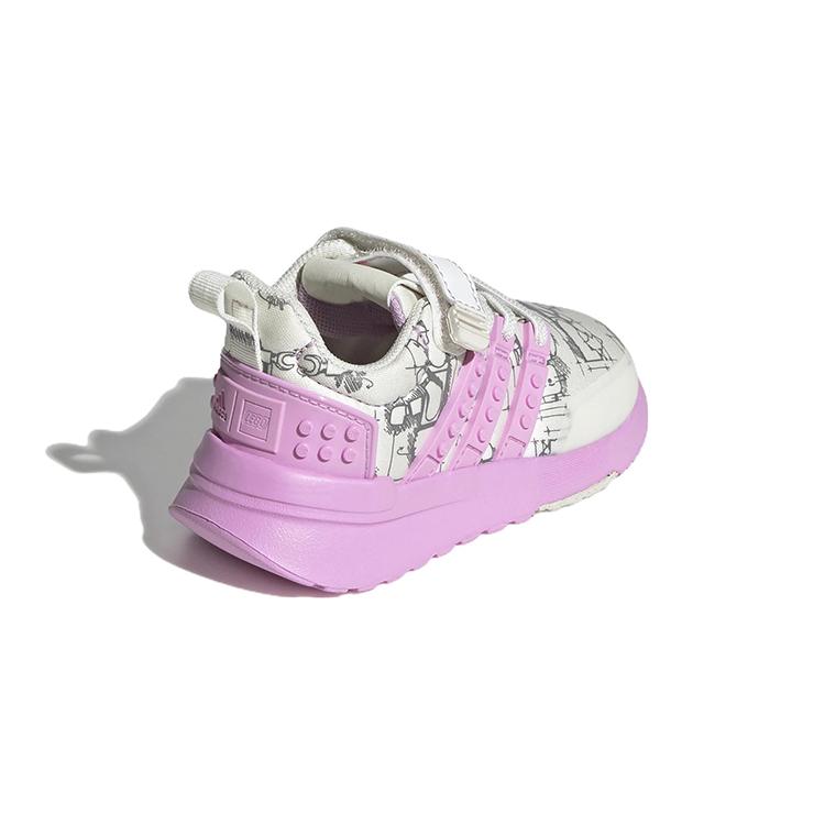 LEGO X Adidas Racer Tr K Fabric Slip Resistant Abrasion Resistant Low Top Toddler Shoes White Infant And Toddler GW1873