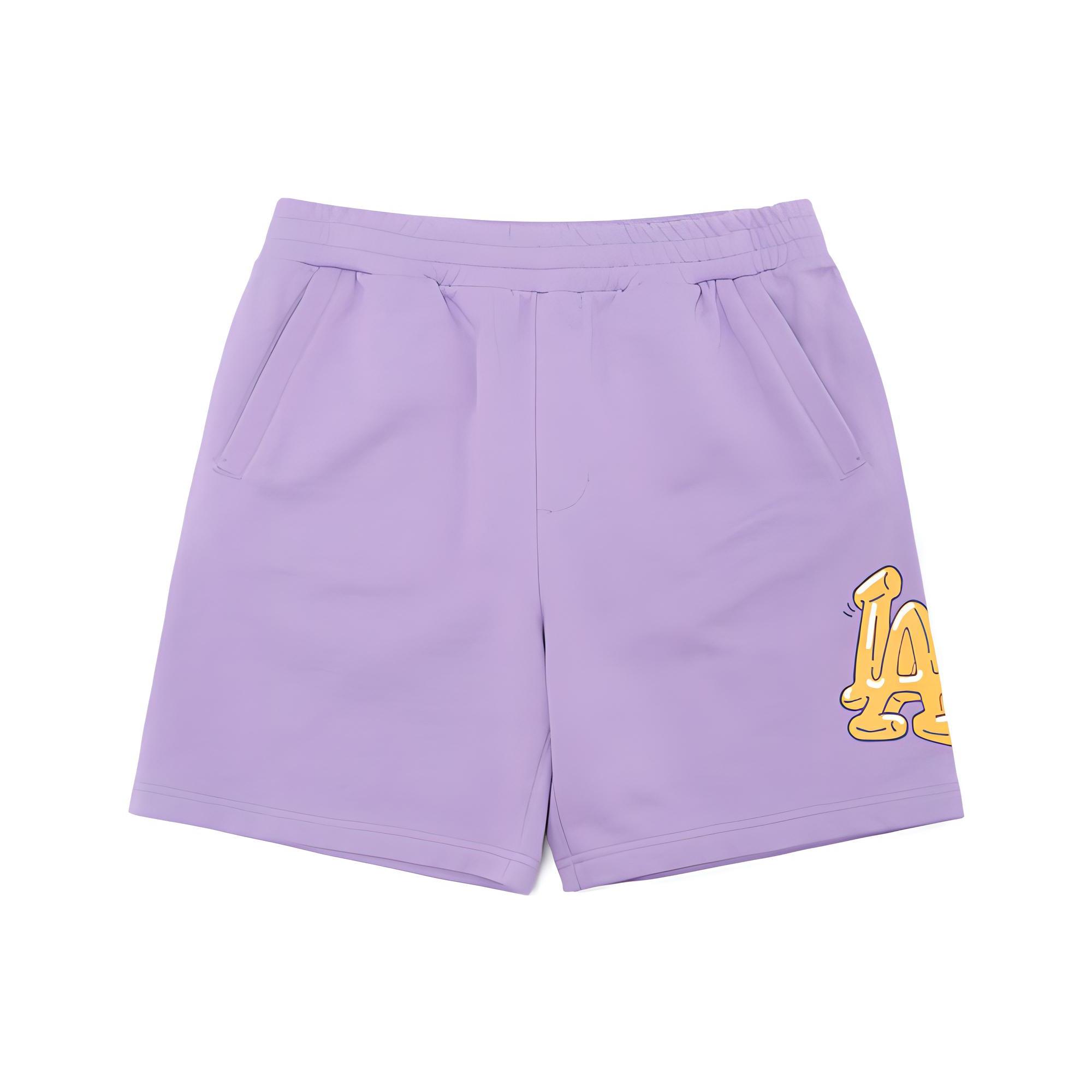 

New MLB LIKE Sports Shorts Unisex Purple 3ASPL0123-07PPN XS