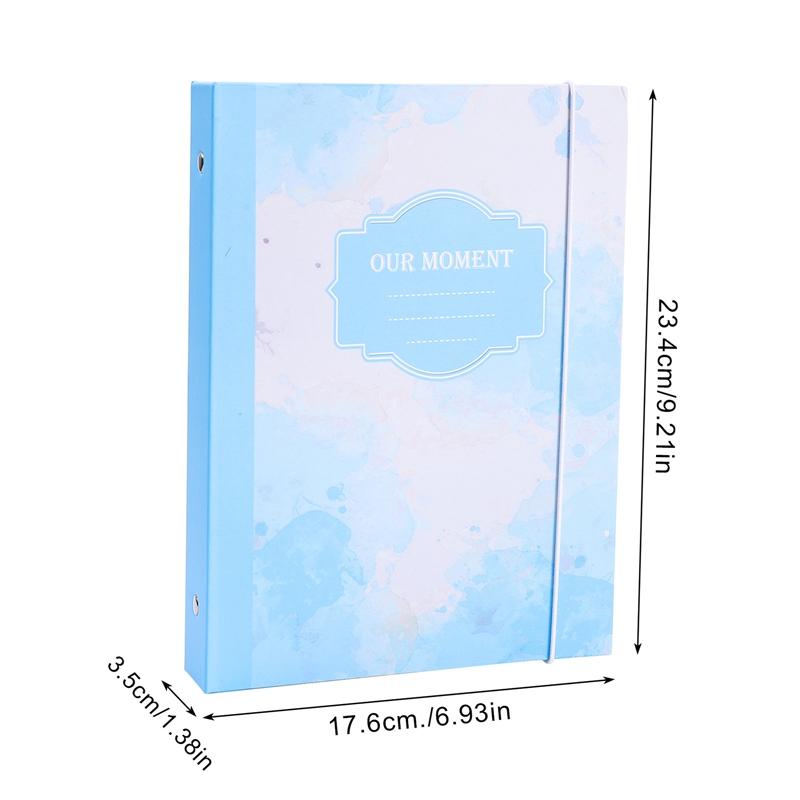 A5 Kpop Pocard Binder Collect Book Colorful Idol Po Album Picture Cards Holder Kawaii Composition Stationery