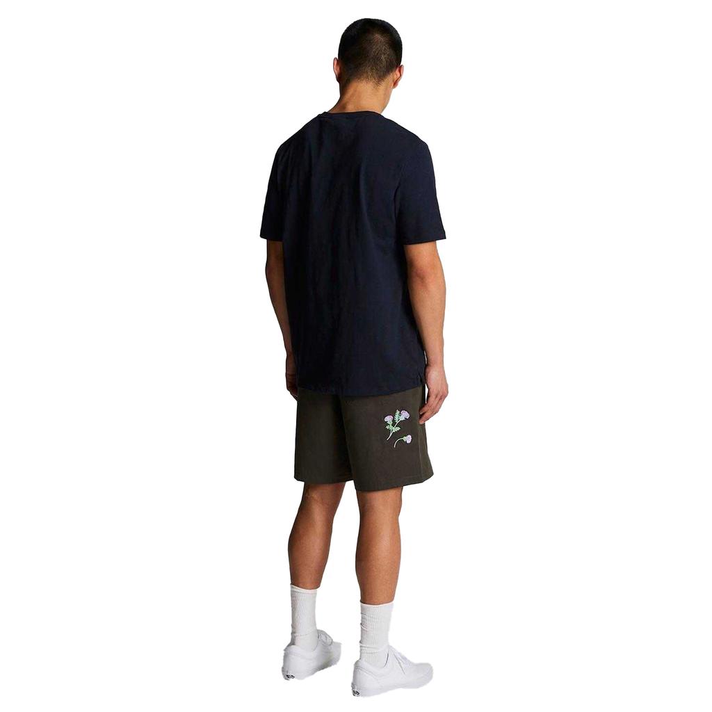 Lyle & Scott Mens Thistle Club Embroidered Logo Shorts