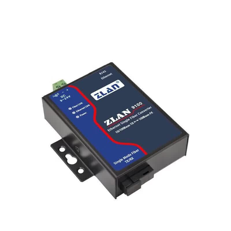 ZLAN Industrial Ethernet 100M Fiber Optic Transceiver