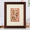 KINOWA "The Three Little Pigs" Wood Collage Original DIY Kit - Fairy Tale (Grimm's Fairy Tale) - Made In Japan