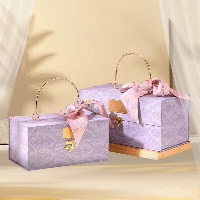 Forever United Elegant Metal Wedding Gift Box for Bridesmaids and Groomsmen