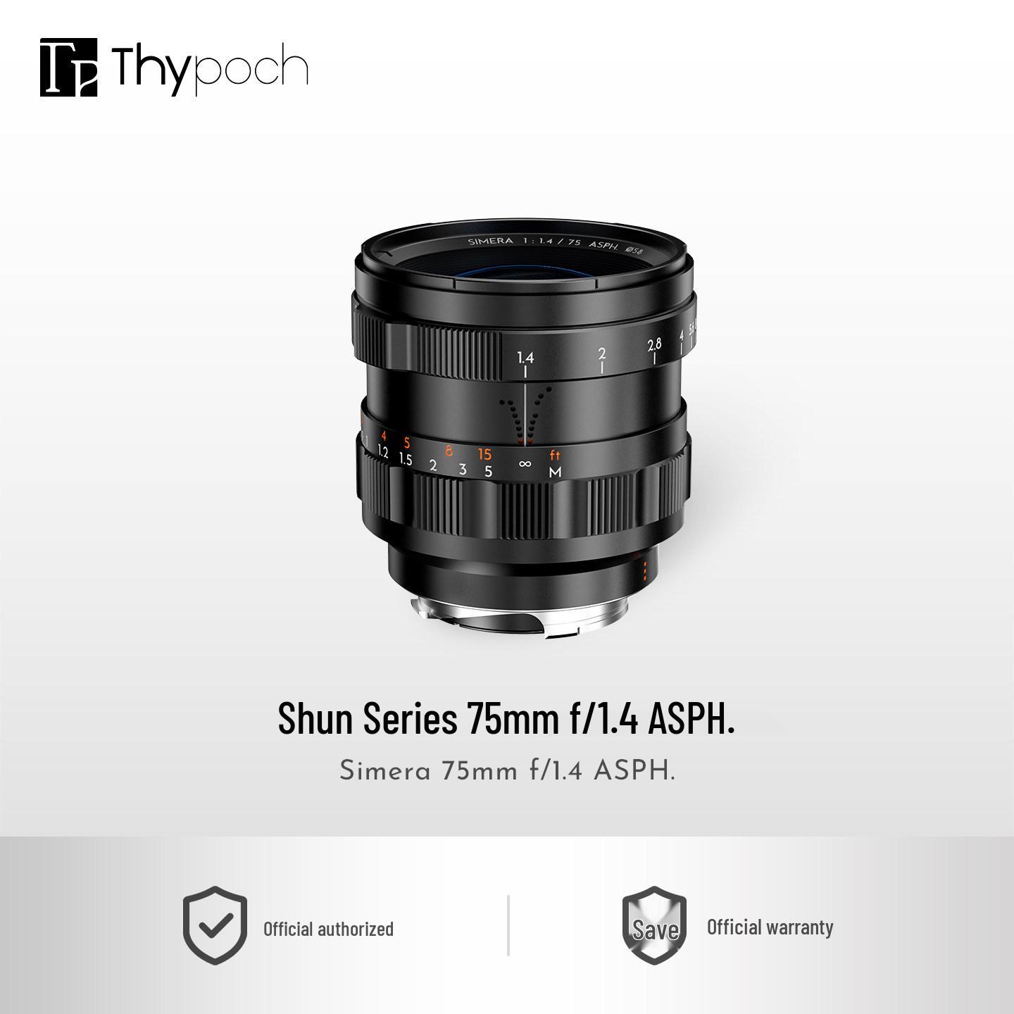 

Simera 75mm F1.4 ASPH Leica M Vintage Large Aperture Manual Lens