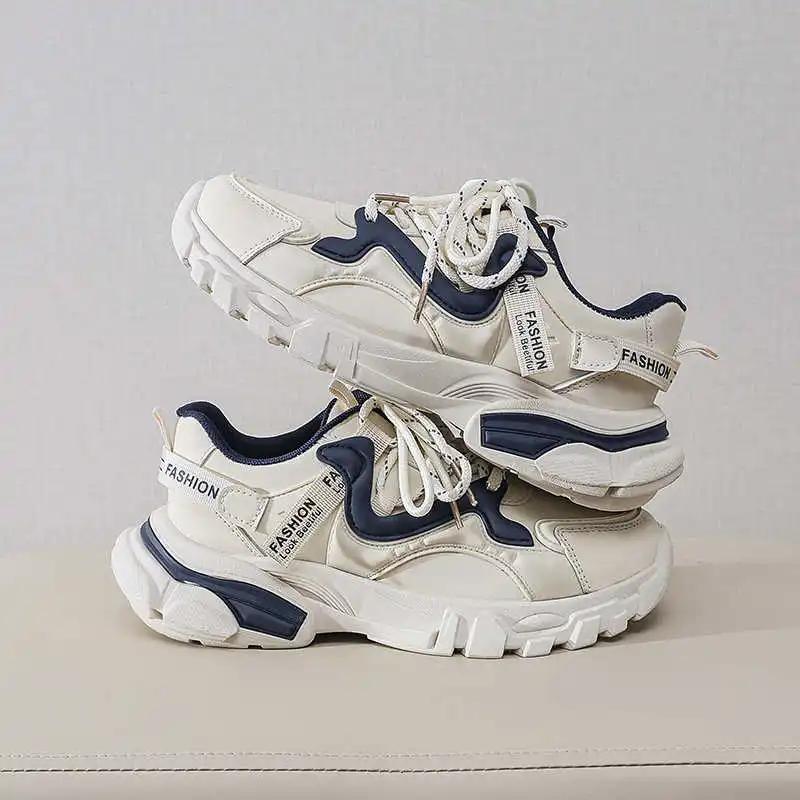 Chunky Beige Shoes Woman Heels Oxford Blue Boot Platforms Shoes Woman Sneakers Sports Maker Trending Products League Pretty