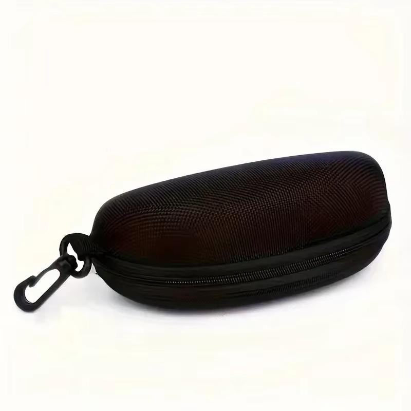 1/5 Pcs Hard Shell Eva Sunglasses Case With Water Resistant Surface Portable Carabiner For Outdoor Hiking Travel Daily Use