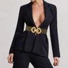 Unique Waist Belt Elastic Underbust for Stage Dancers Costume Jewelry Waist Body Jewelry Trendy Wide Belt