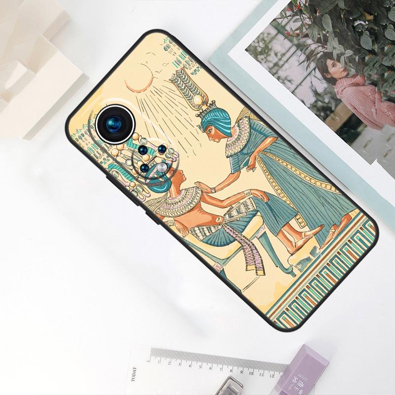 Egypt Nefertiti Ankh For Honor Magic 8 Pro 6 7 Lite Case For Honor 200 400 50 70 90 X8c X8b X9a X9b X9c X9d Win RT