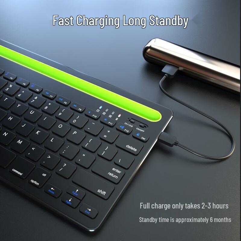 FOREV FV-WI9S Kabellose Tastatur Maus Combo mit Tablet-Ständer