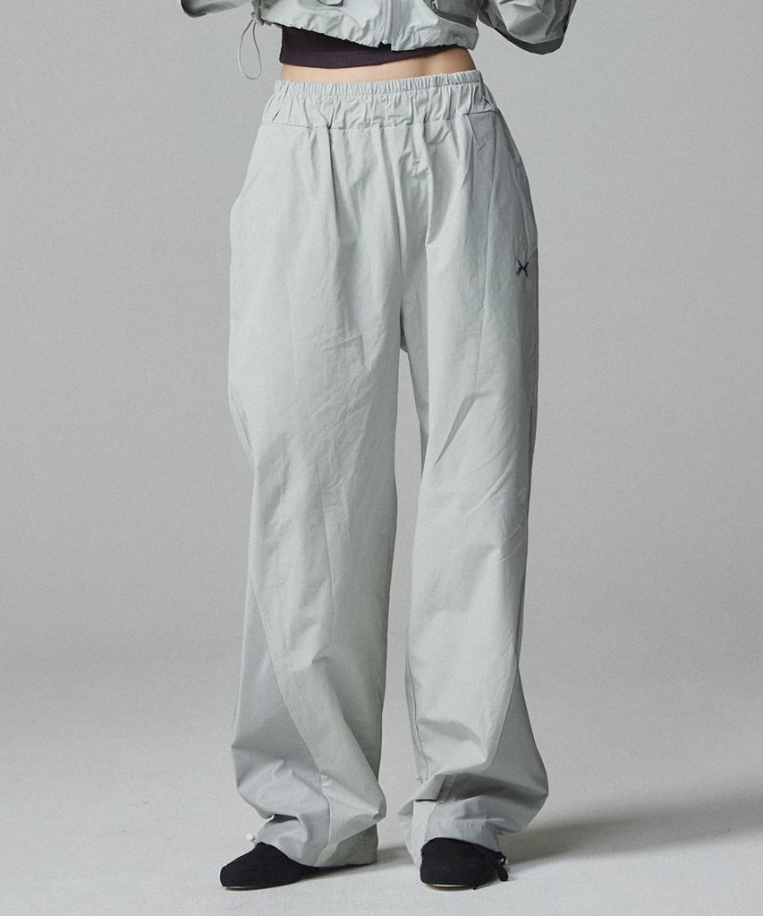 KITTY POTTERY Symbol Mesh Layered Pants Light Grey