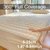 Winter Warm Plush Fitted Sheet Mattress Cover Fluffy Faux Rabbit Fur Bed Protector with Elastic Band for Home Hotel Drap De Lit