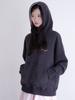 Winter Rabbit Hoodie (Charcoal/Double Fleece)