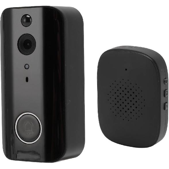 1080P Video Doorbell Camera, Video Doorbell, 2 Way Talk, Night Vision, Voice Conversion, Noise Reduction, Indoor Outdoor Surveillance