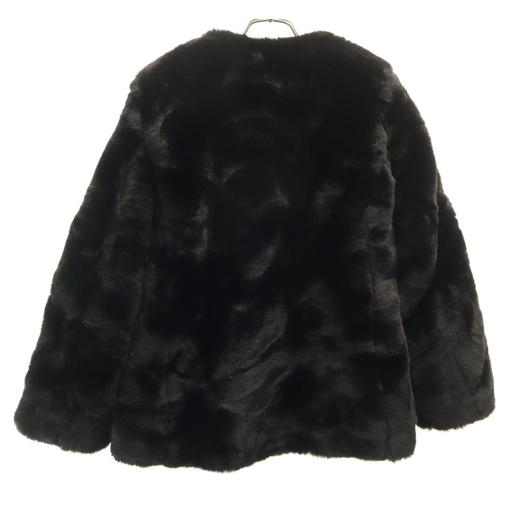 Gap Fake Fur Coat XXS Black Women Used