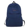 Zaino alla moda Zaino da scuola per donna 1011 Nuovo Zaino per studente di scuola media Stile College Zaino scolastico Edizione coreana Moda Colore solido Zaino da viaggio
